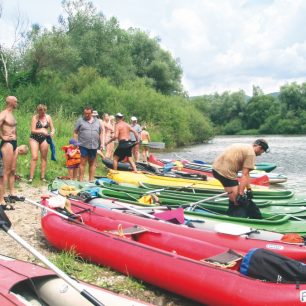 Siesta kousek před Oravským hradem