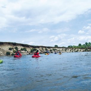 Úvodní část splutí řeky Sajó