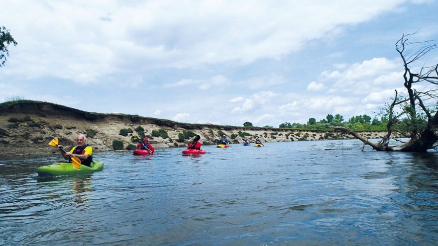 Úvodní část splutí řeky Sajó